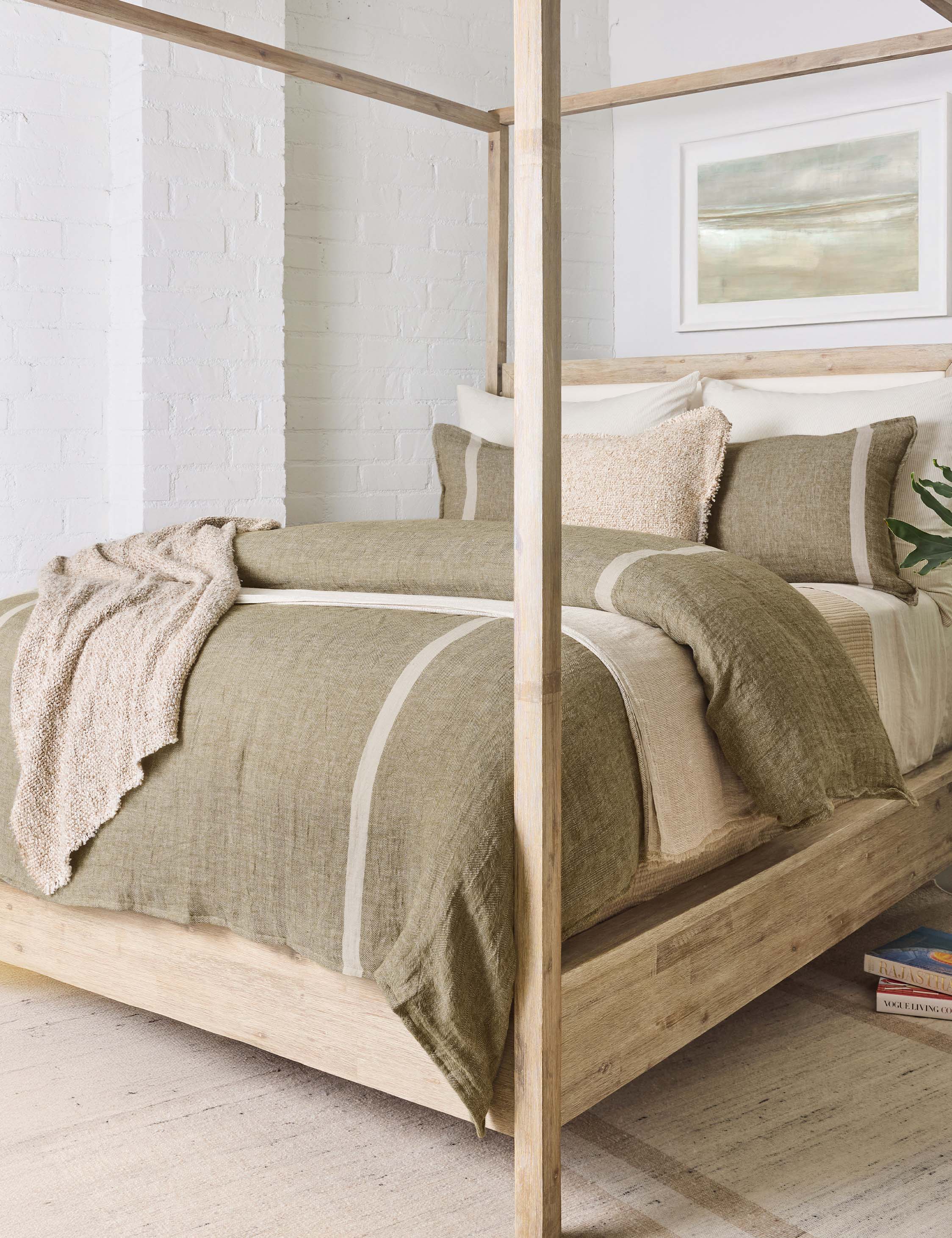 Rory Linen Duvet Cover by Pom Pom at Home