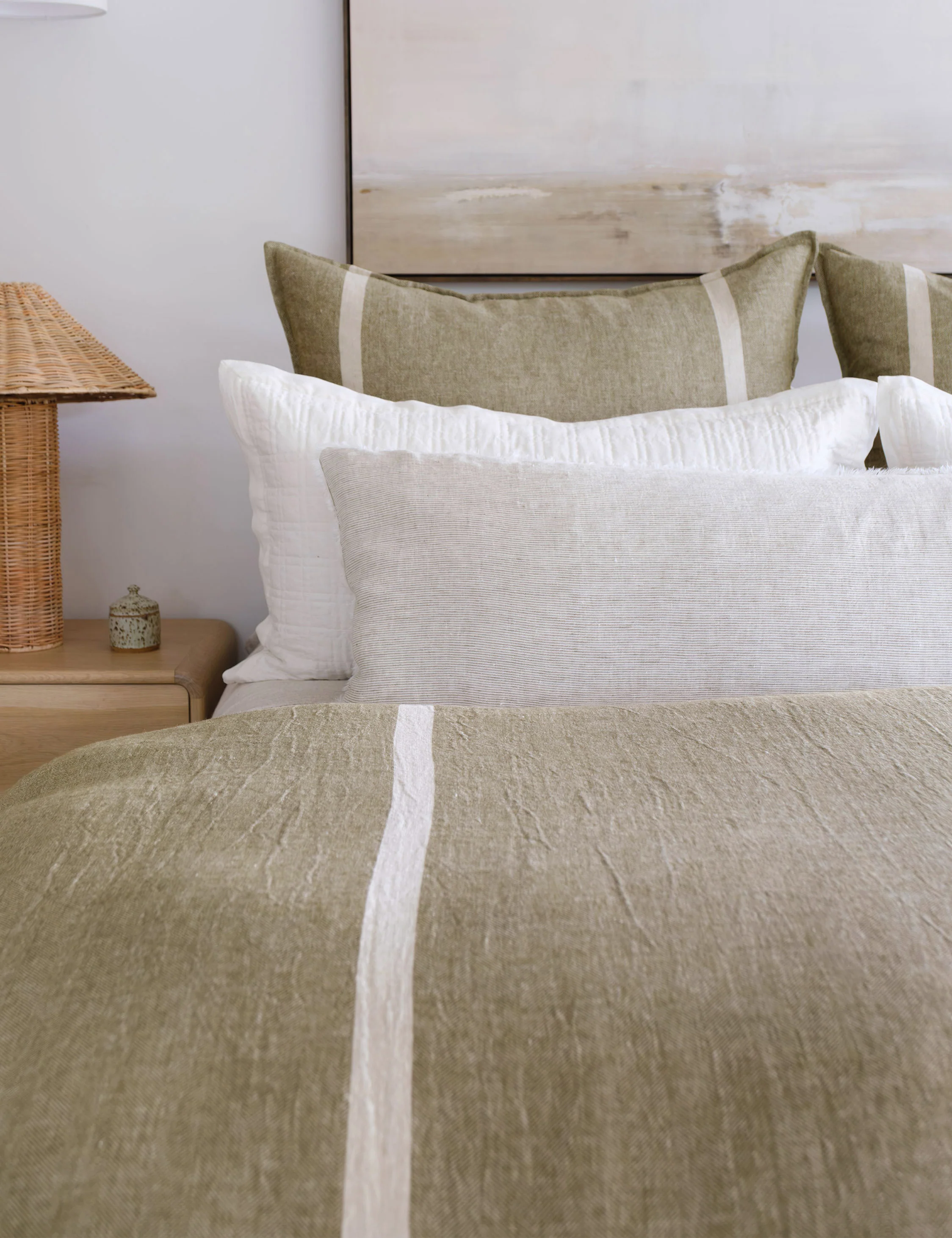 Rory Linen Duvet Cover by Pom Pom at Home