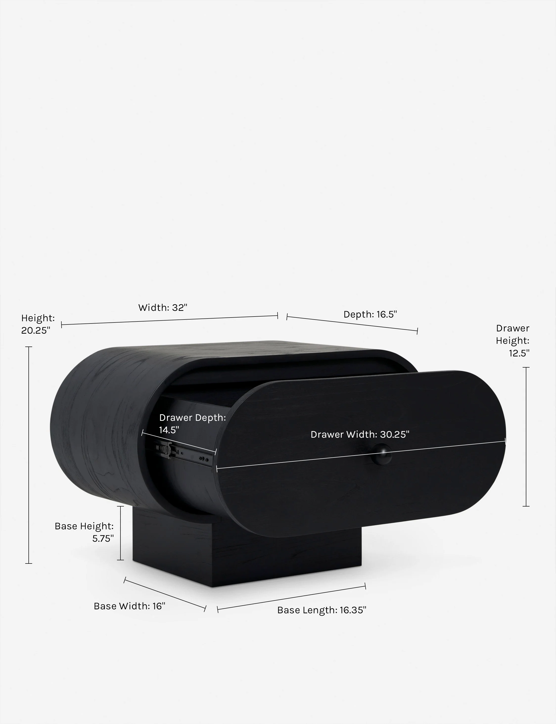 Laughlin Nightstand by Sarah Sherman Samuel