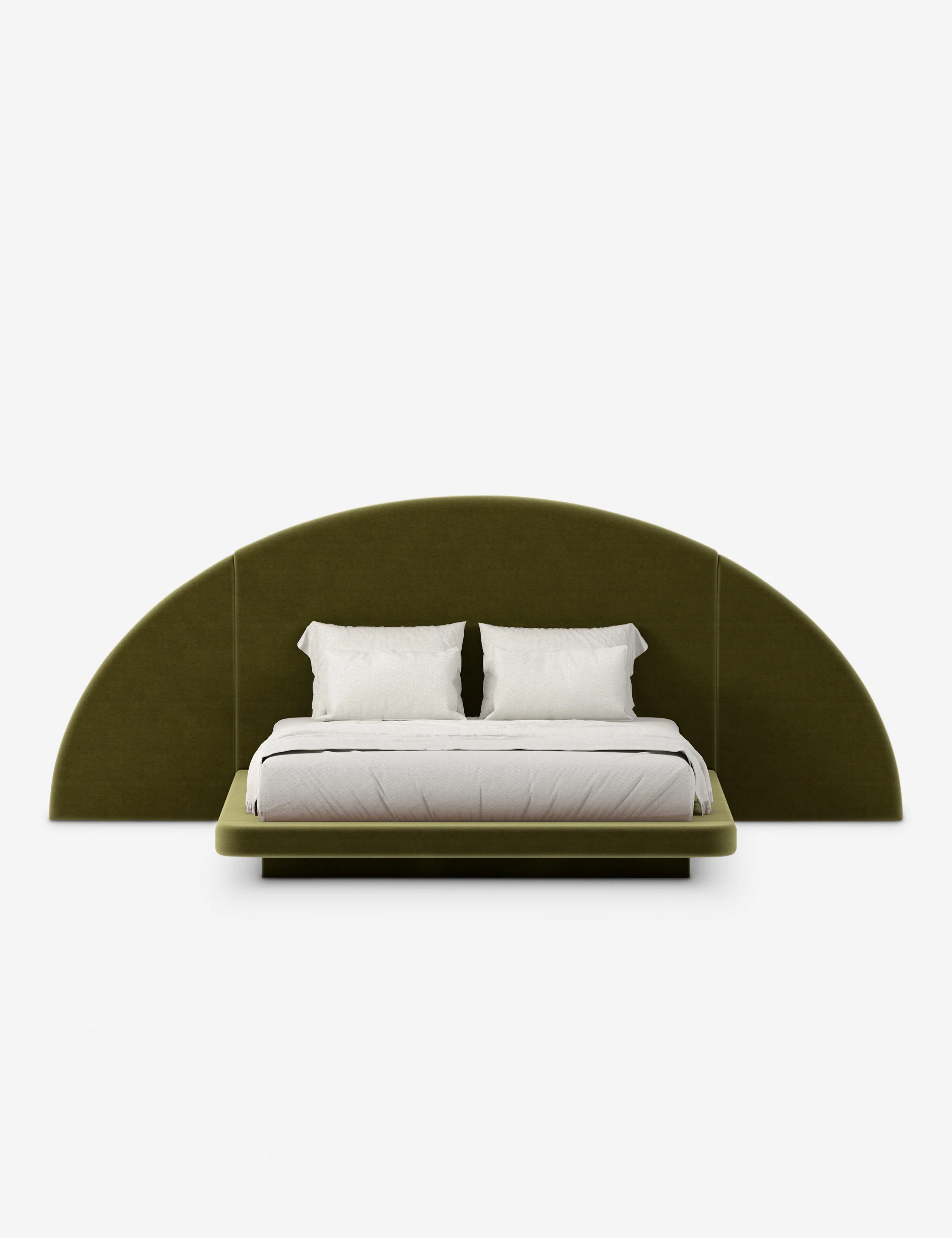 Hendrix Half Moon Bed by Button Atelier x Co.House Designs