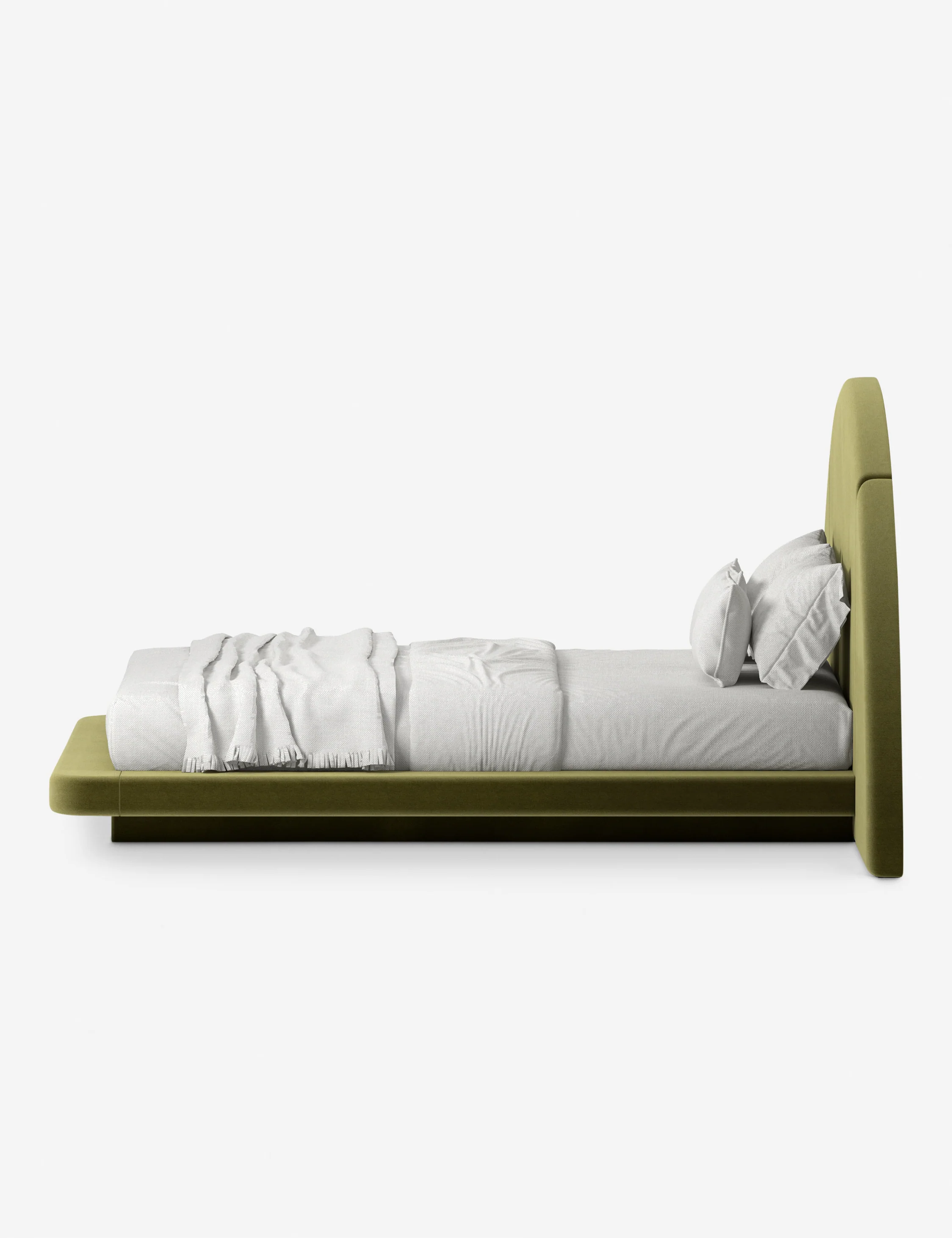 Hendrix Half Moon Bed by Button Atelier x Co.House Designs