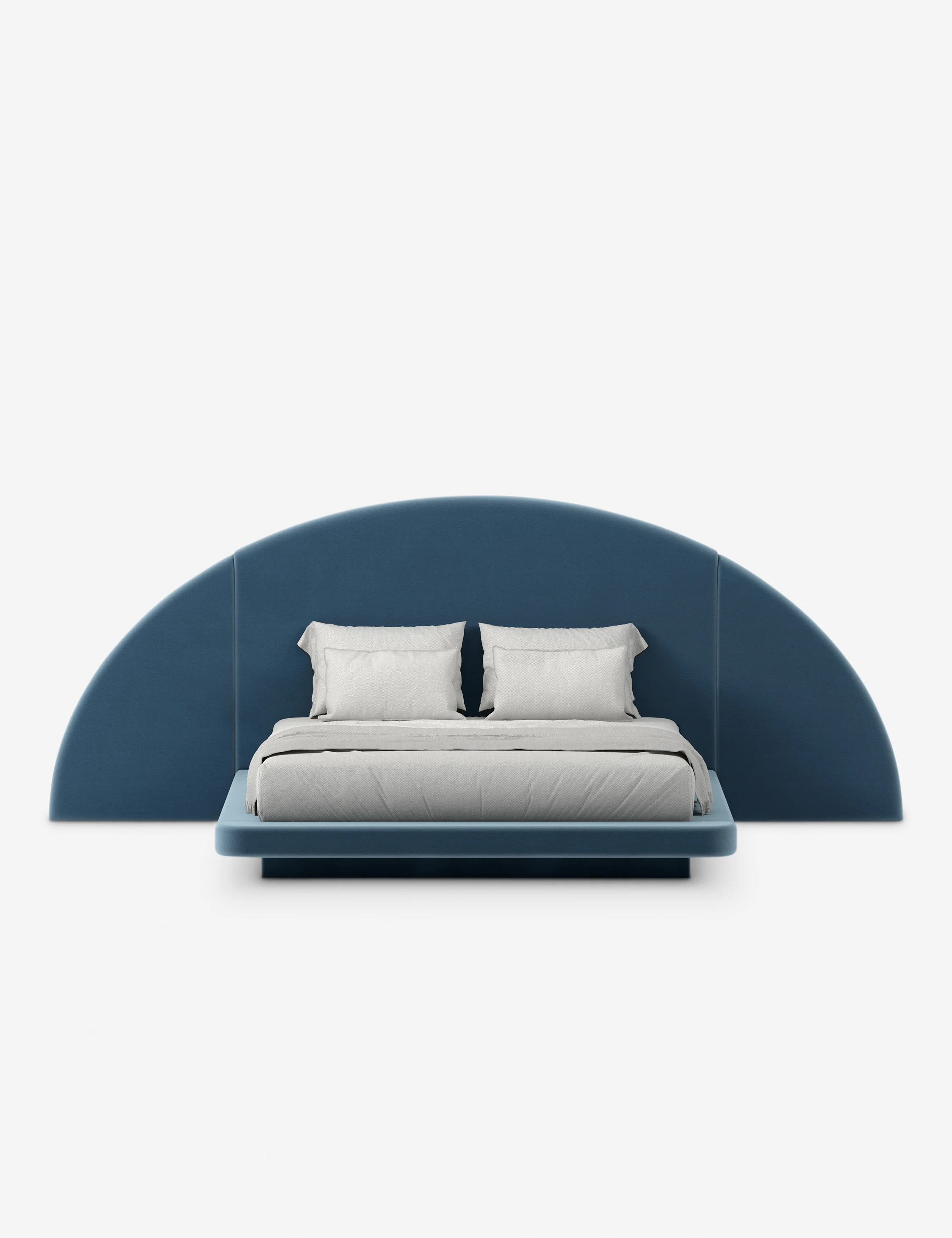 Hendrix Half Moon Bed by Button Atelier x Co.House Designs
