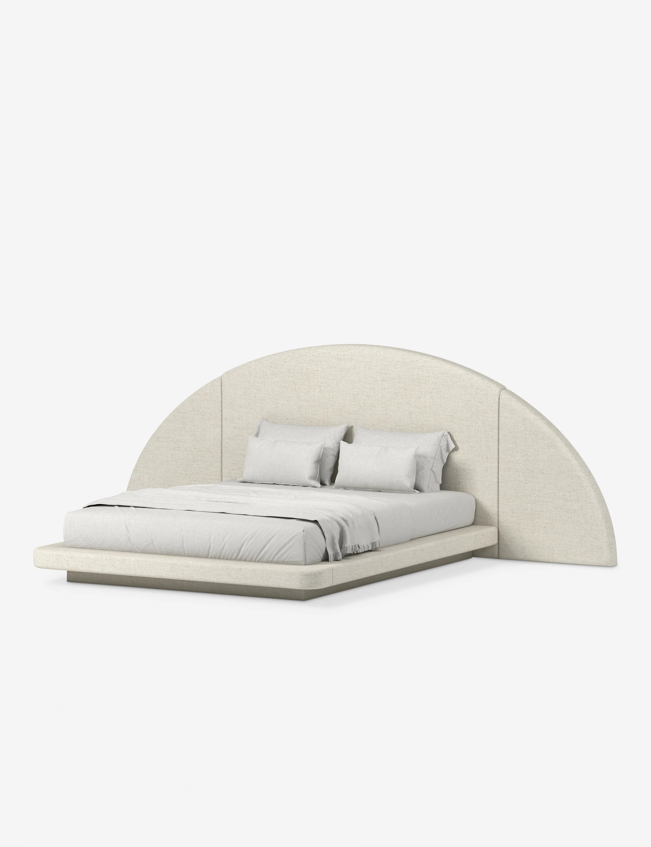Hendrix Half Moon Bed by Button Atelier x Co.House Designs