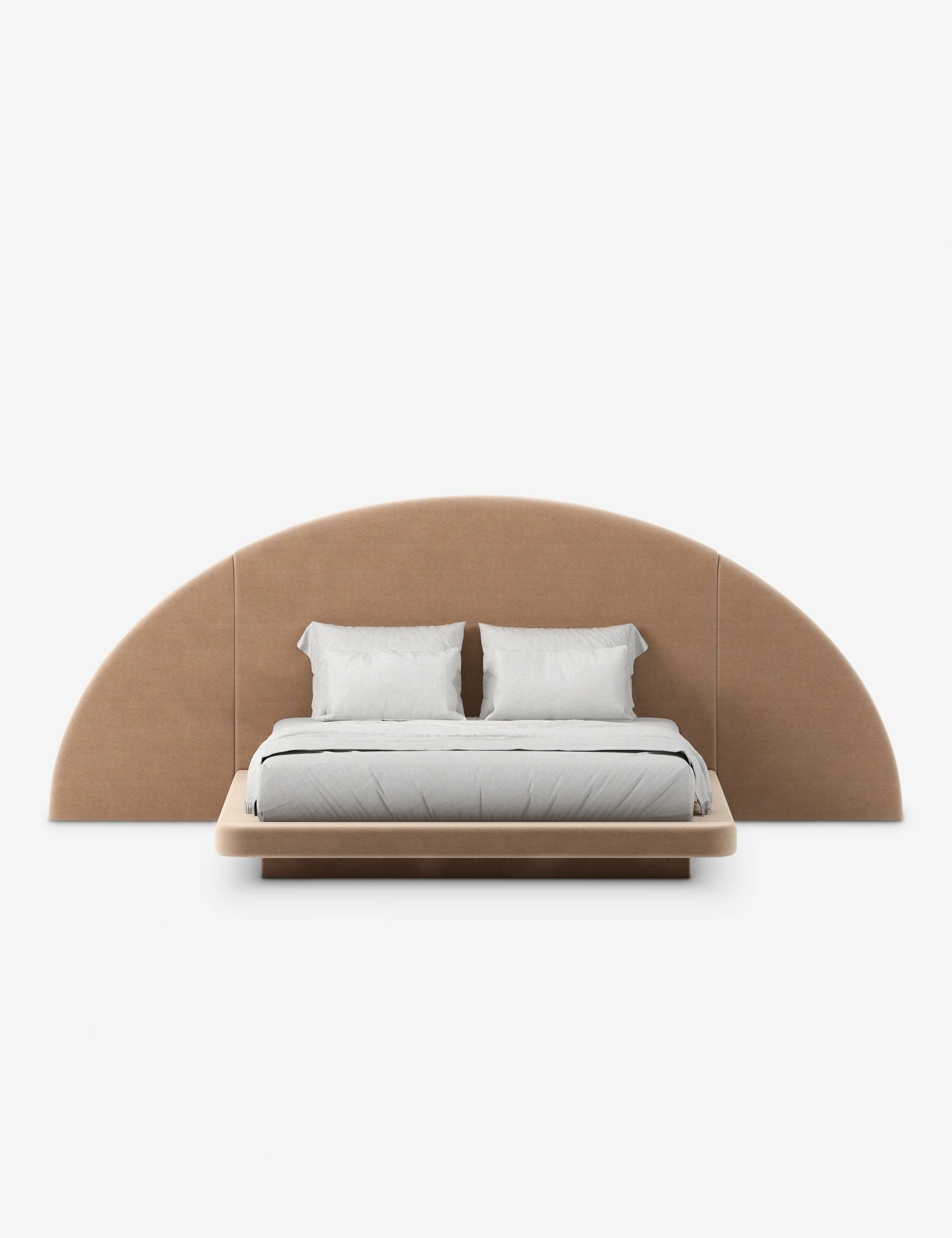 Hendrix Half Moon Bed by Button Atelier x Co.House Designs