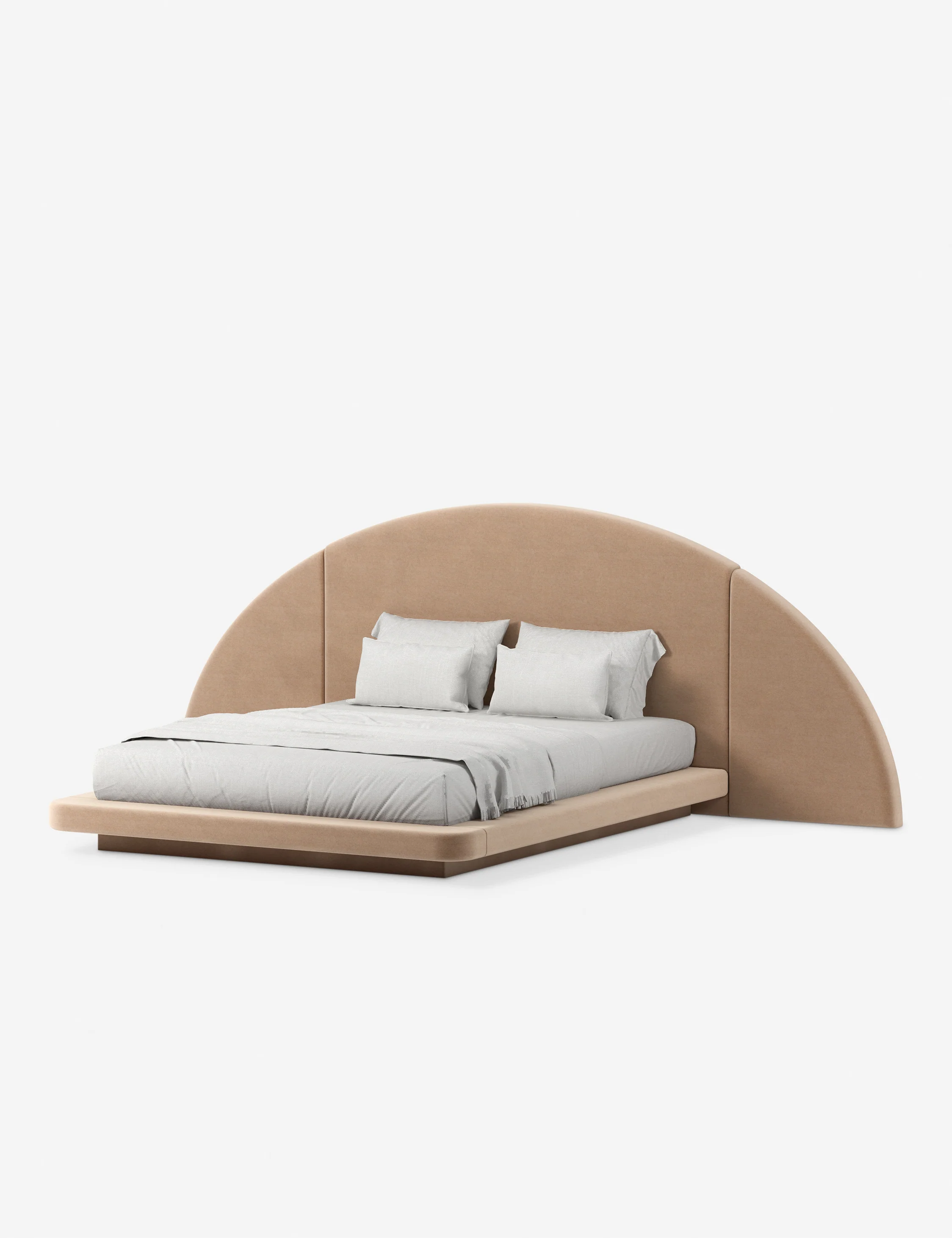 Hendrix Half Moon Bed by Button Atelier x Co.House Designs