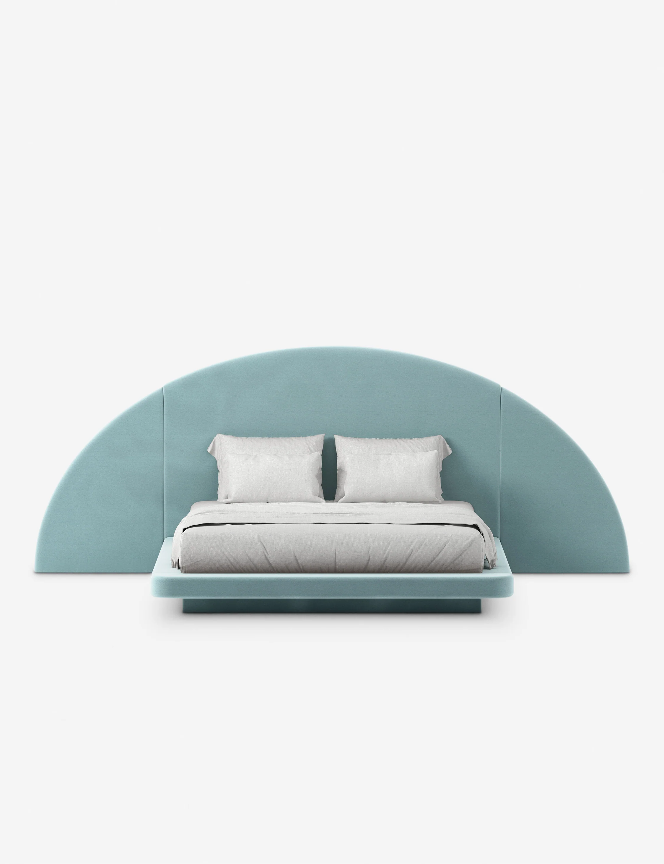 Hendrix Half Moon Bed by Button Atelier x Co.House Designs
