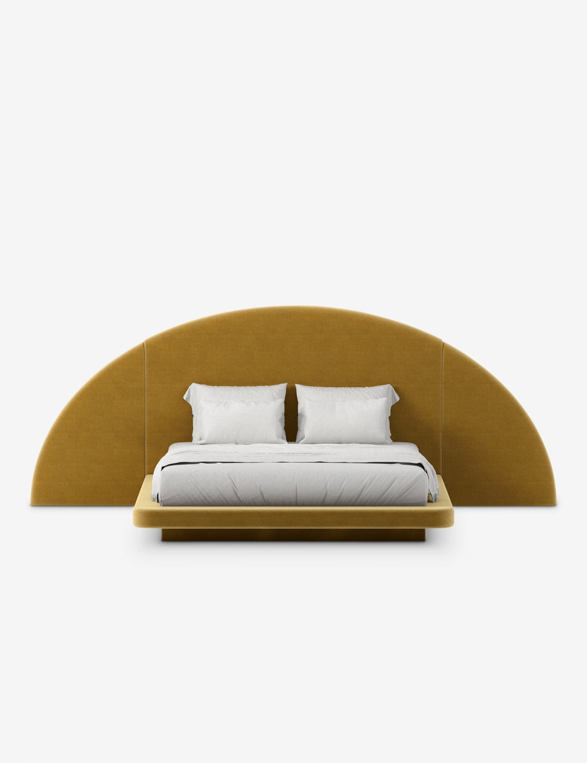 Hendrix Half Moon Bed by Button Atelier x Co.House Designs