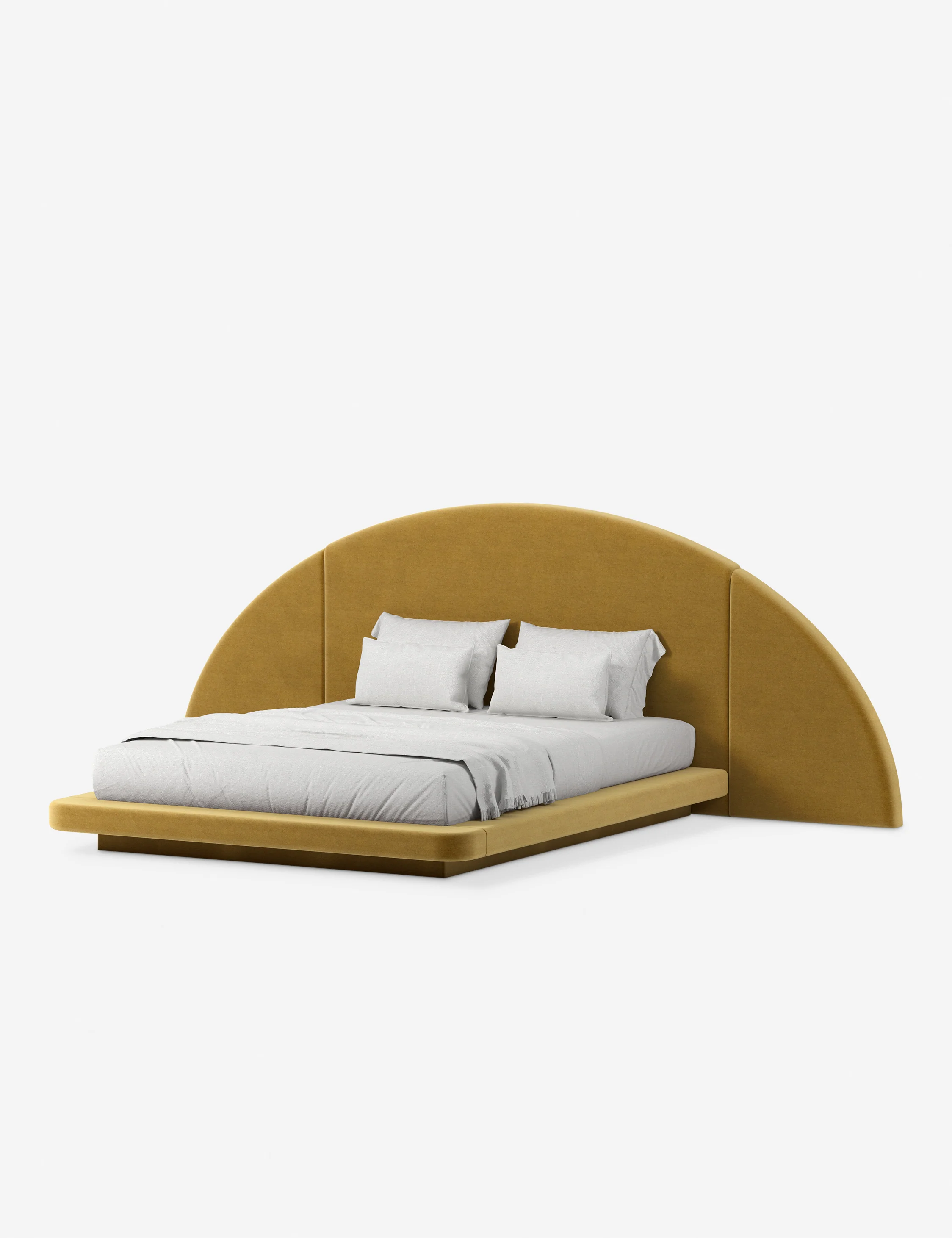 Hendrix Half Moon Bed by Button Atelier x Co.House Designs