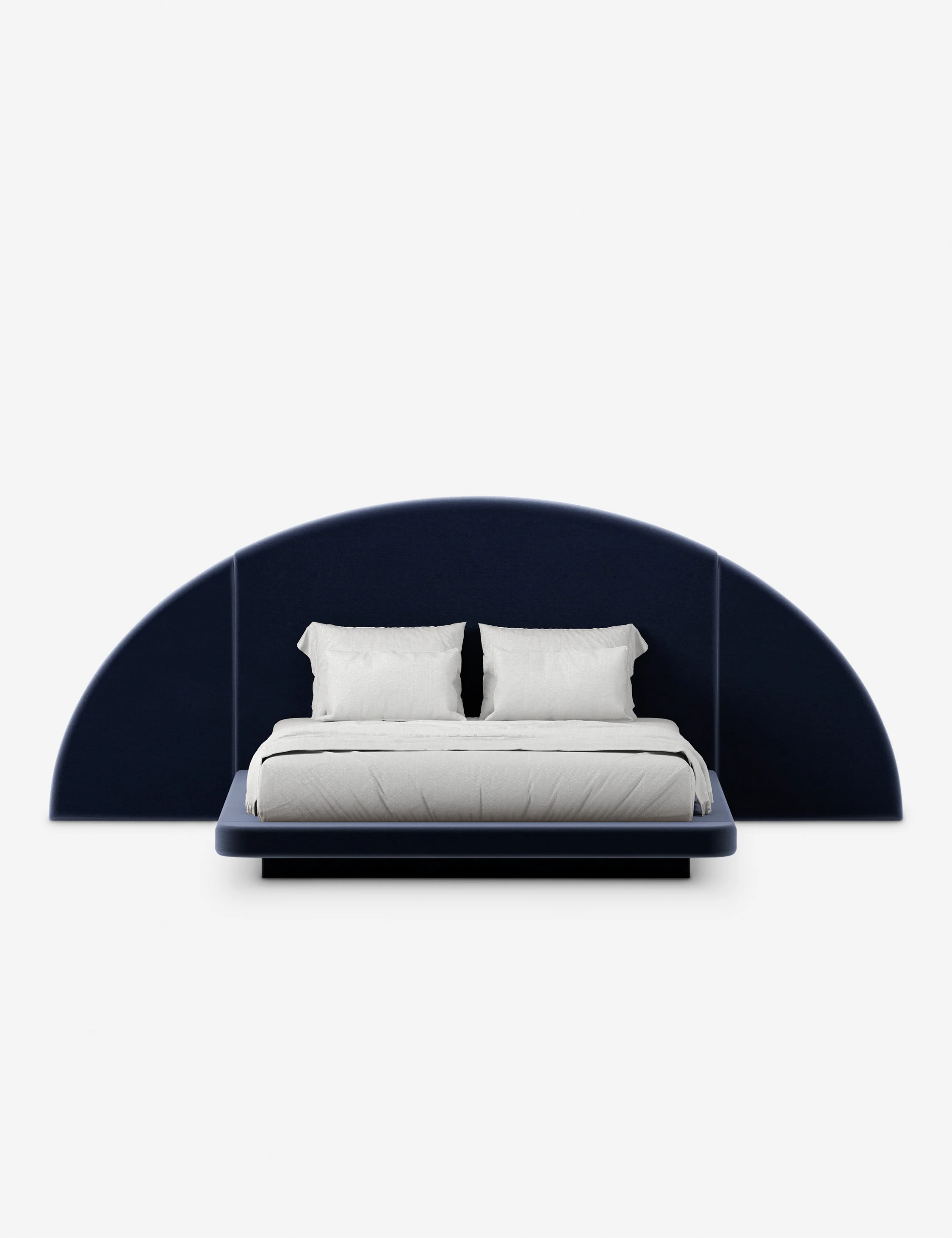 Hendrix Half Moon Bed by Button Atelier x Co.House Designs