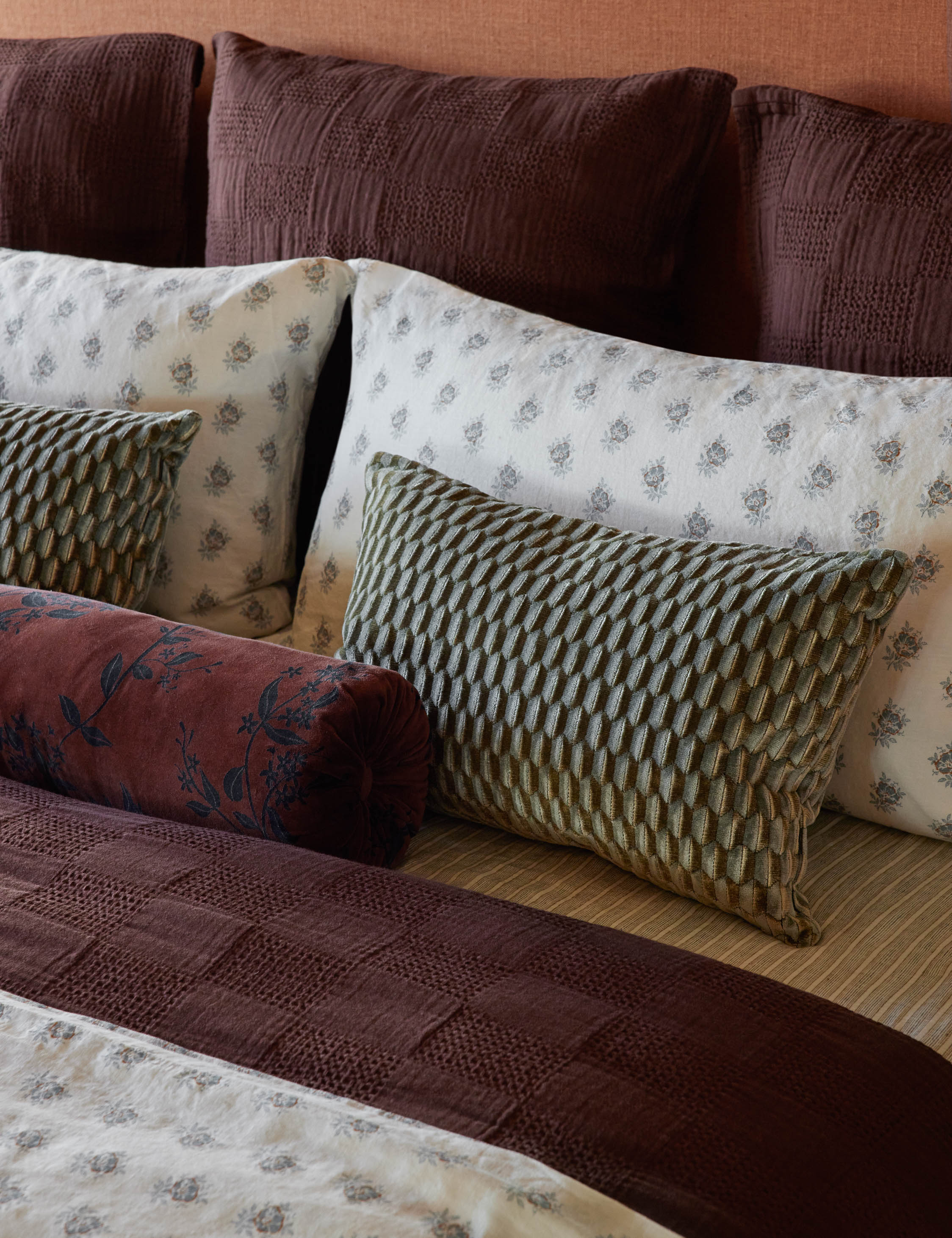 Allegra Velvet Pillow by Scalamandre