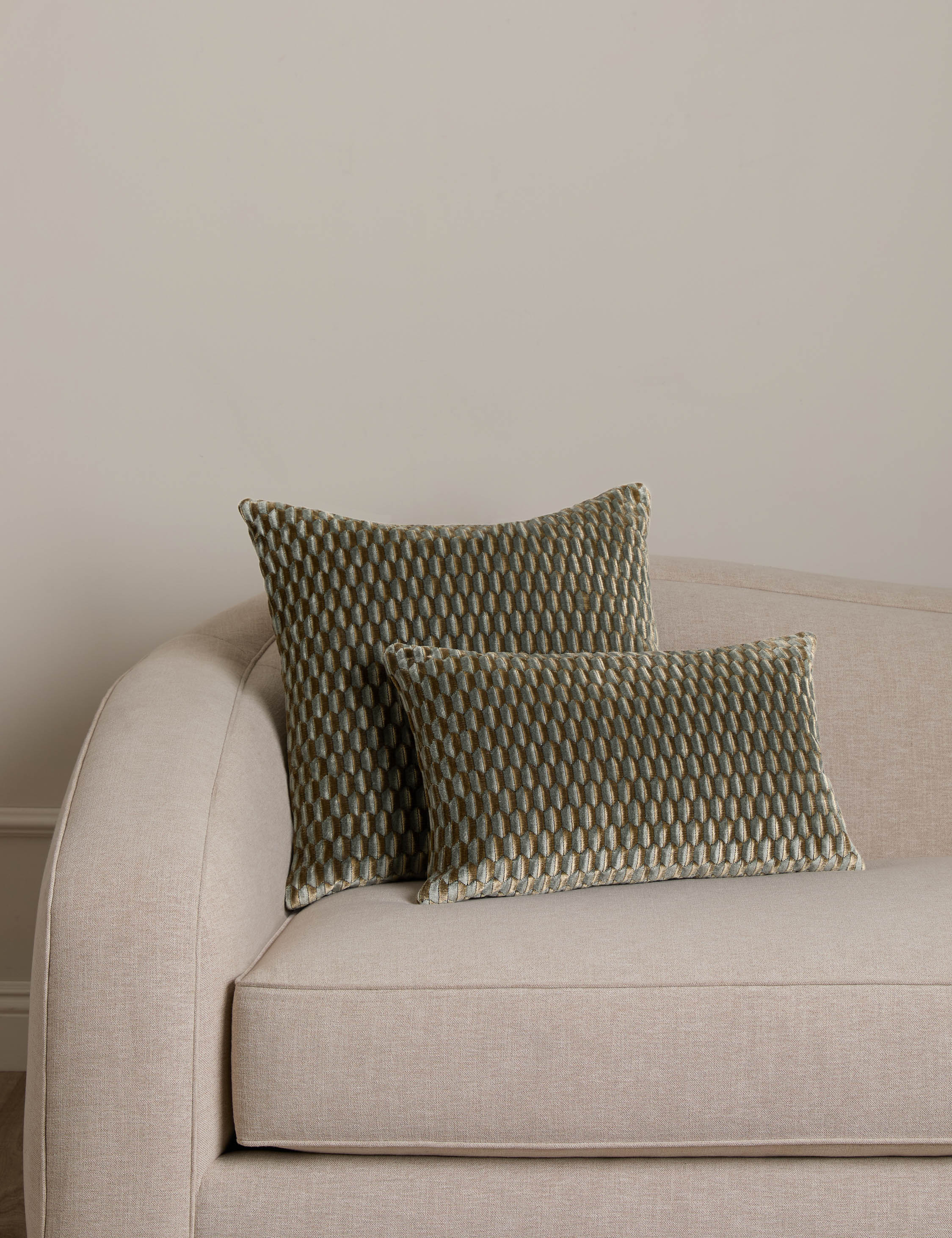 Allegra Velvet Pillow by Scalamandre