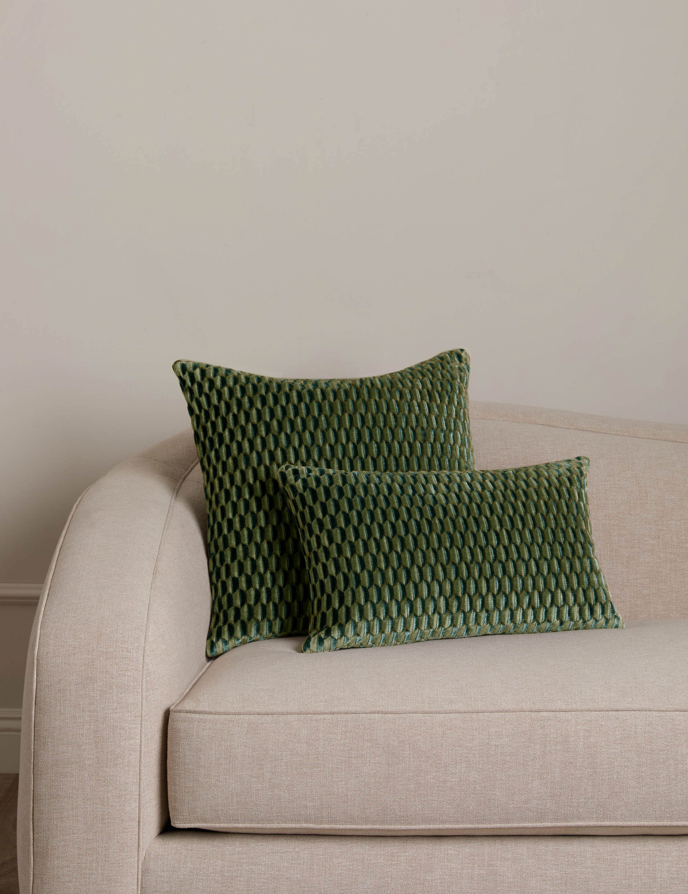 Allegra Velvet Pillow by Scalamandre
