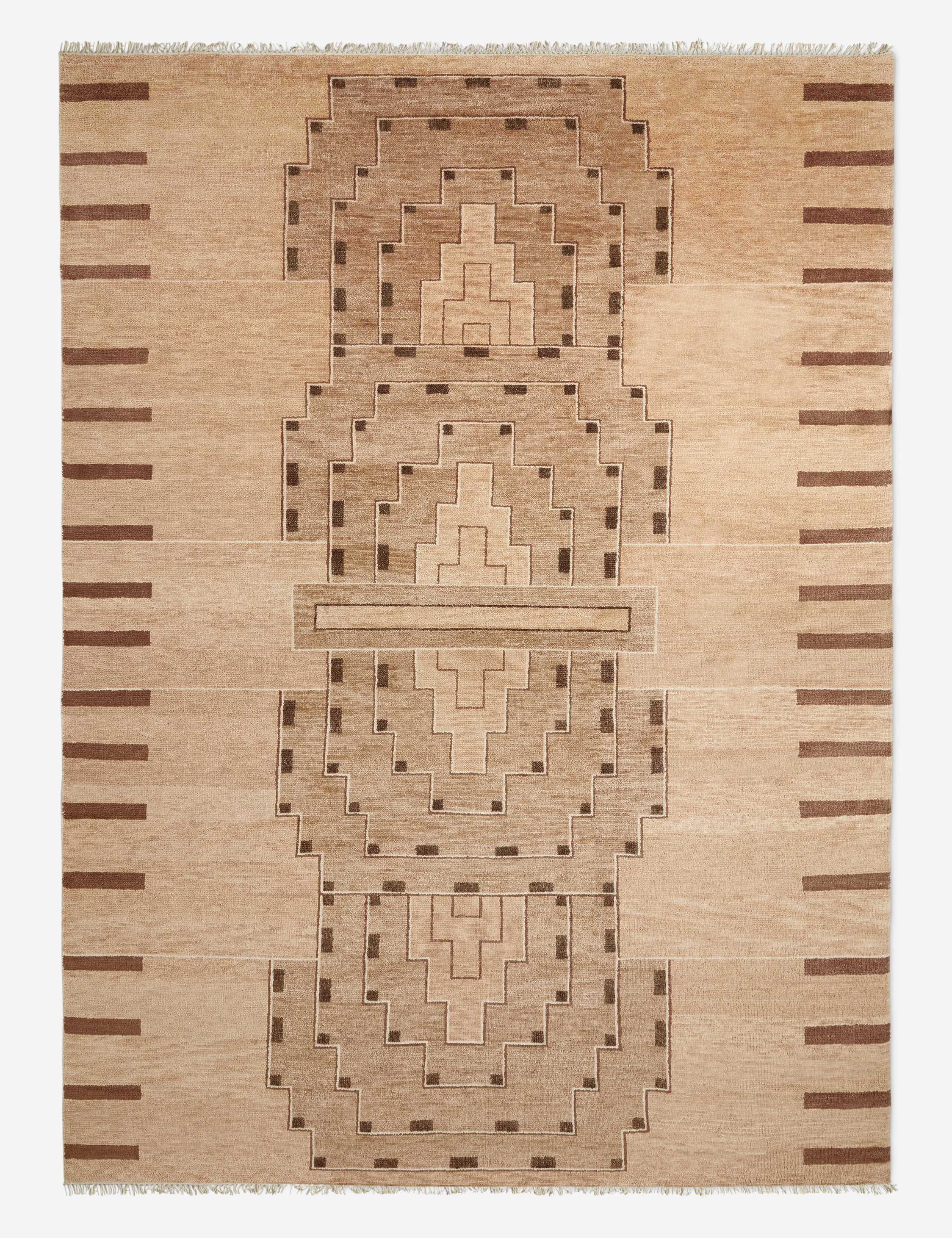 Saffron Hand-Knotted Wool Rug