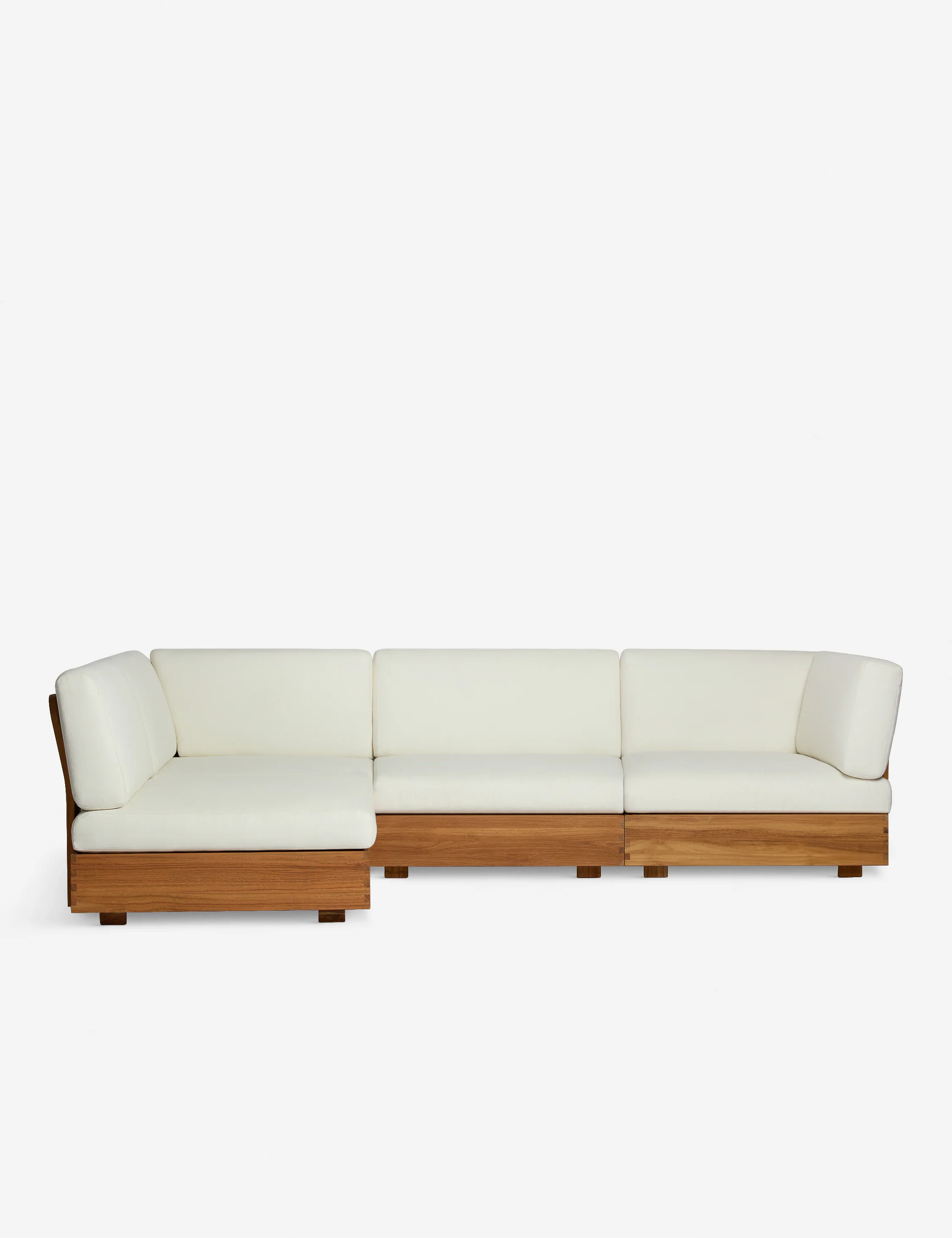 Abbot Outdoor Modular Chaise Sectional Sofa by Sarah Sherman Samuel