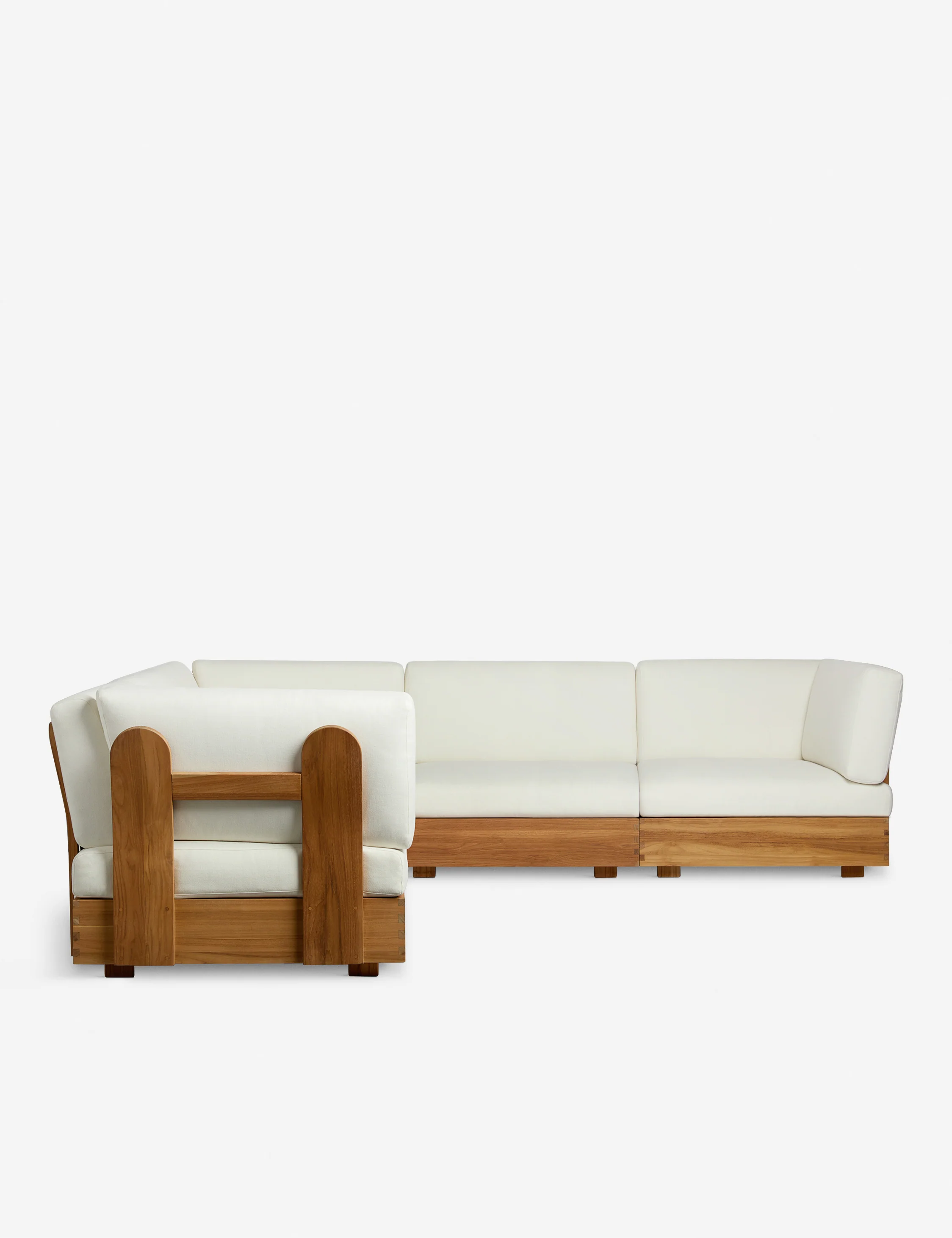 Abbot Outdoor Modular Corner Sectional Sofa by Sarah Sherman Samuel