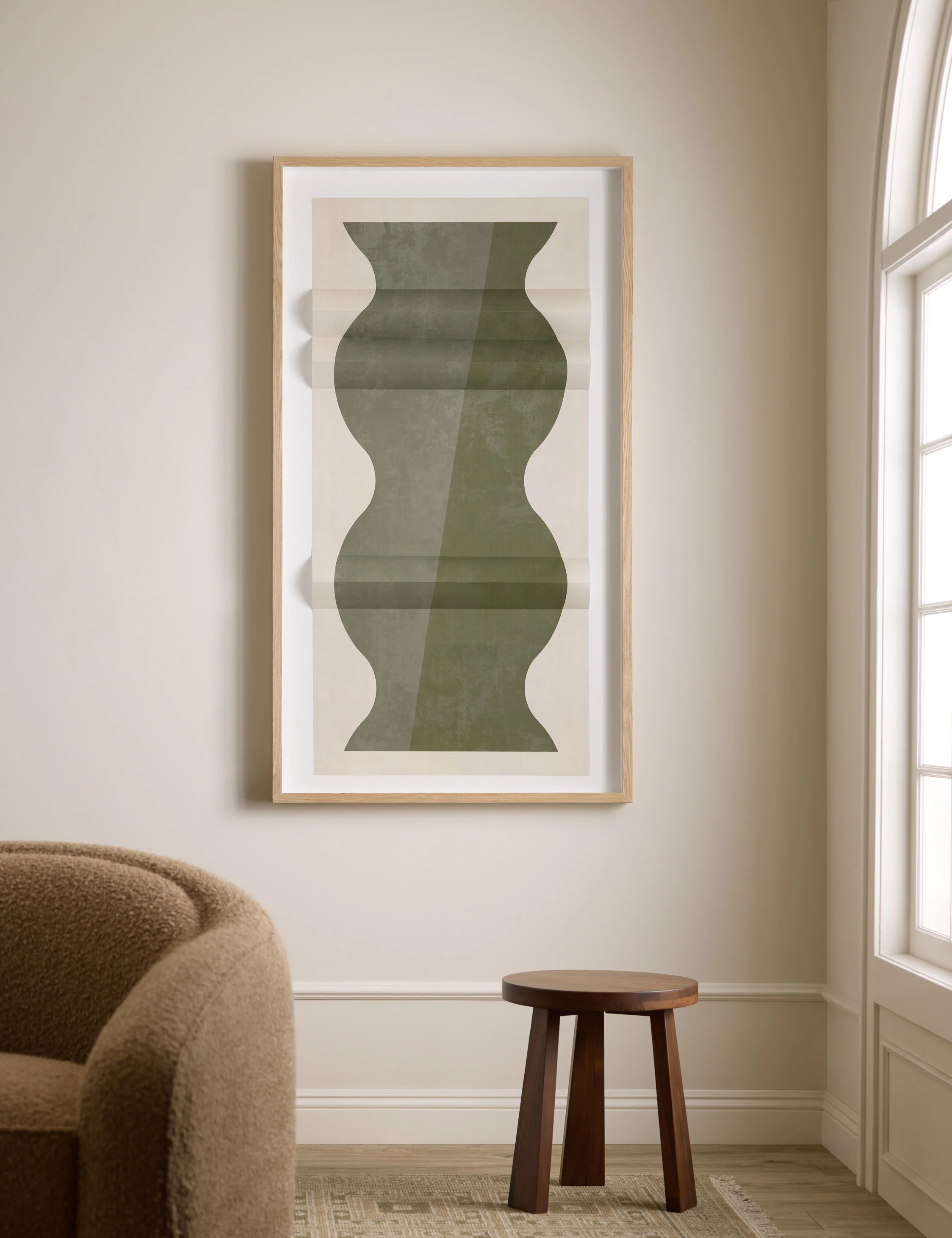 Foldover Urn by Bobby Berk