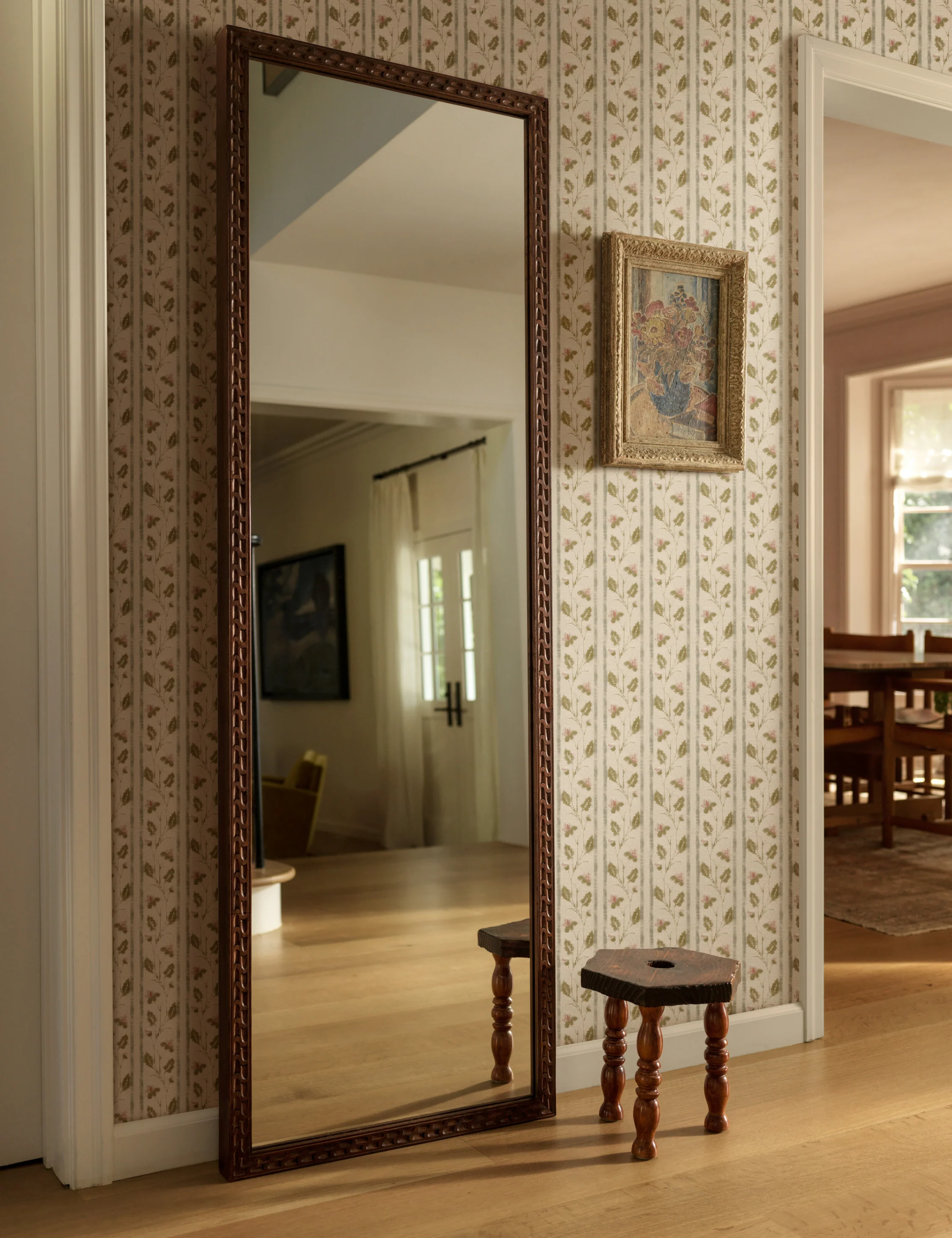 Mayla Grasscloth Wallpaper by Heidi Caillier