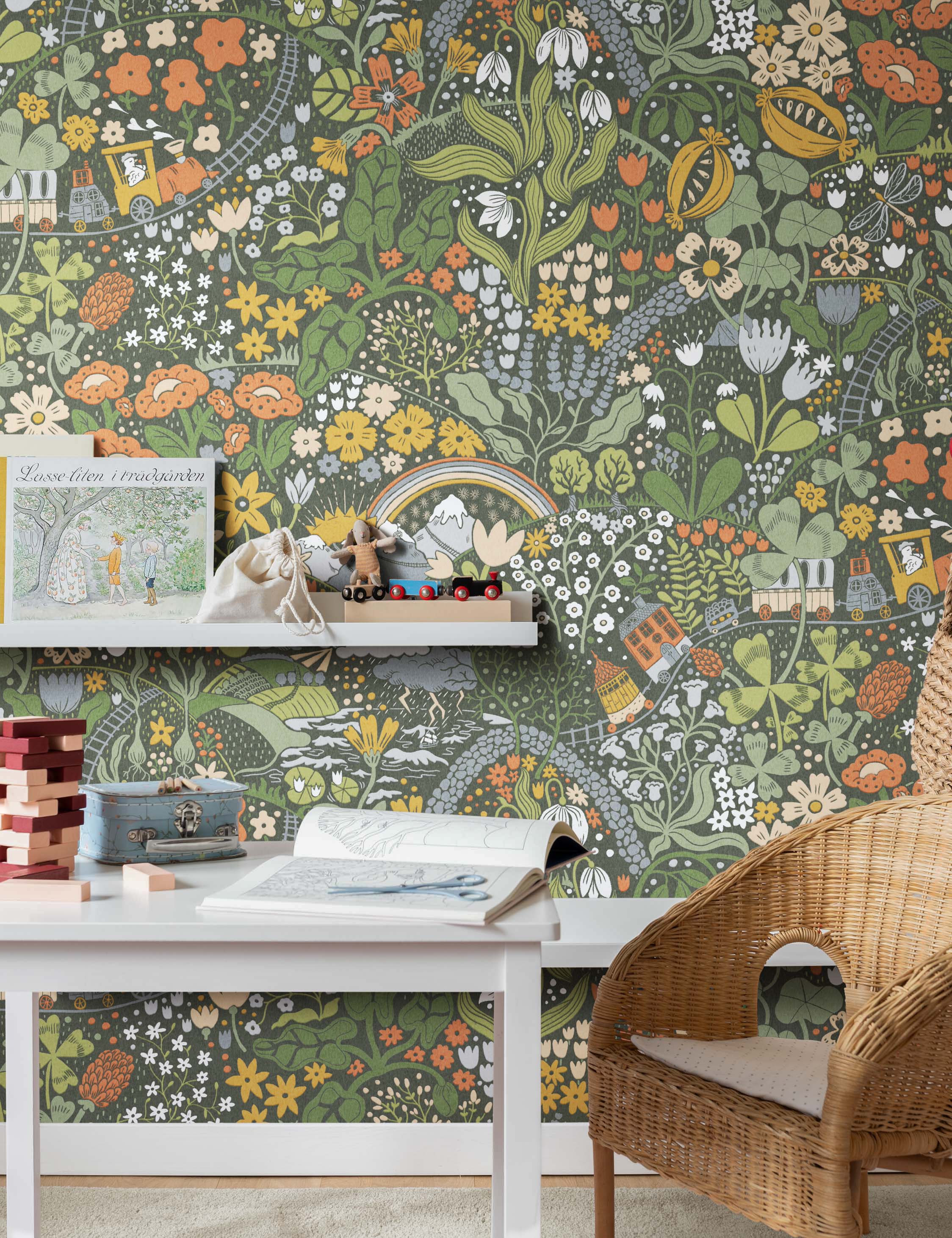 Taget Wallpaper Mural by Lina Schnaufer