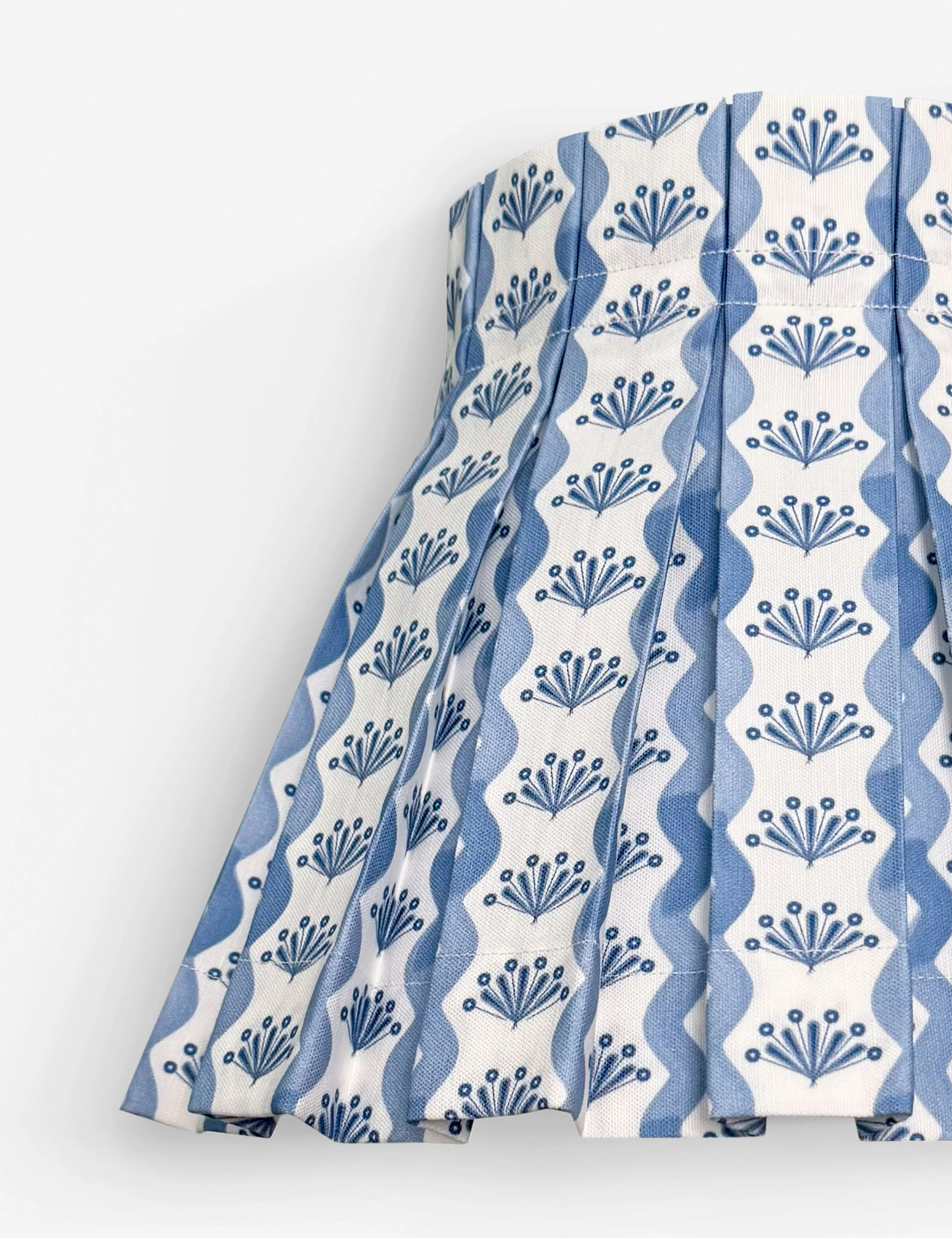 Baby Riviera Classic Box Pleat Lampshade by Cielle Home