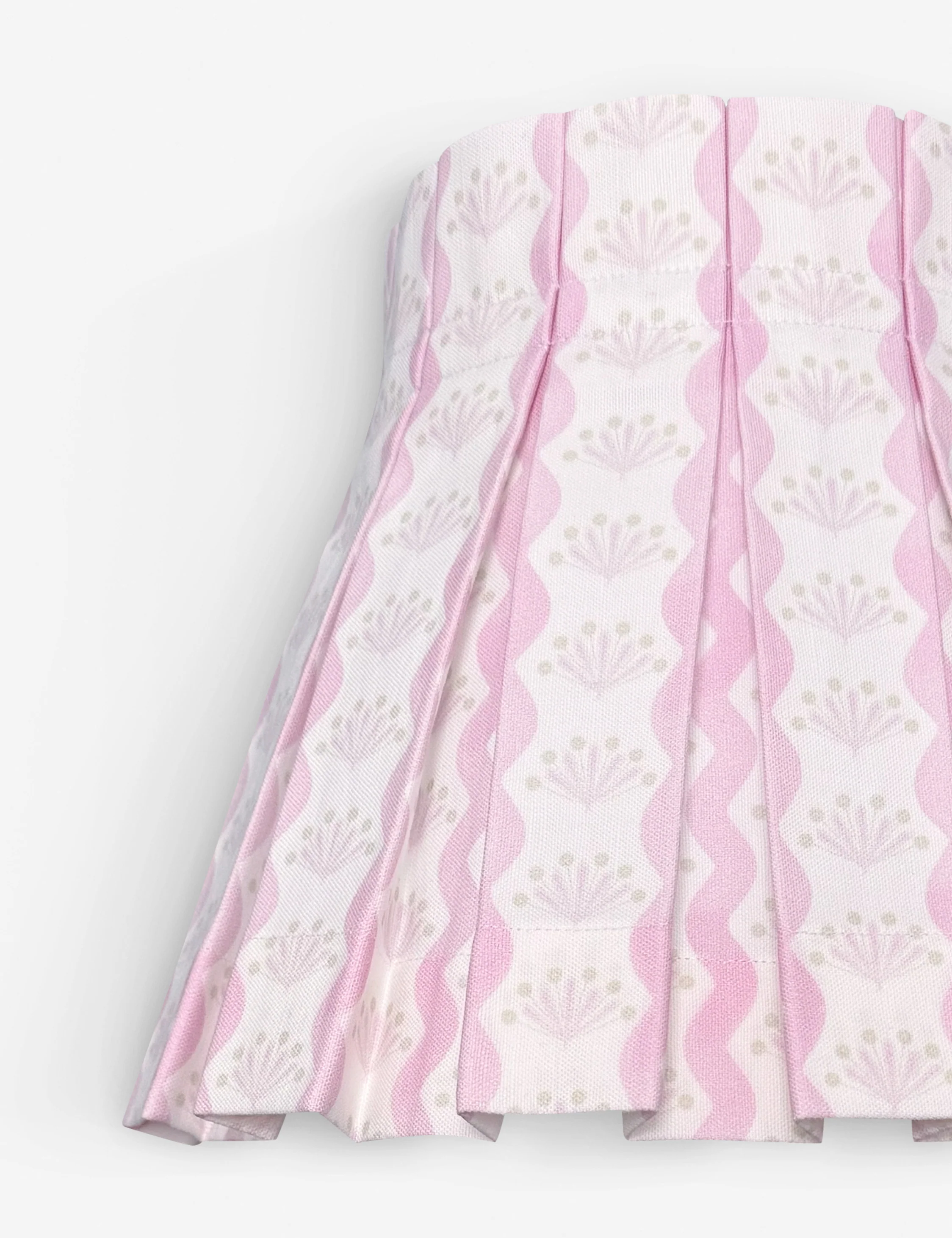 Baby Riviera Classic Box Pleat Lampshade by Cielle Home