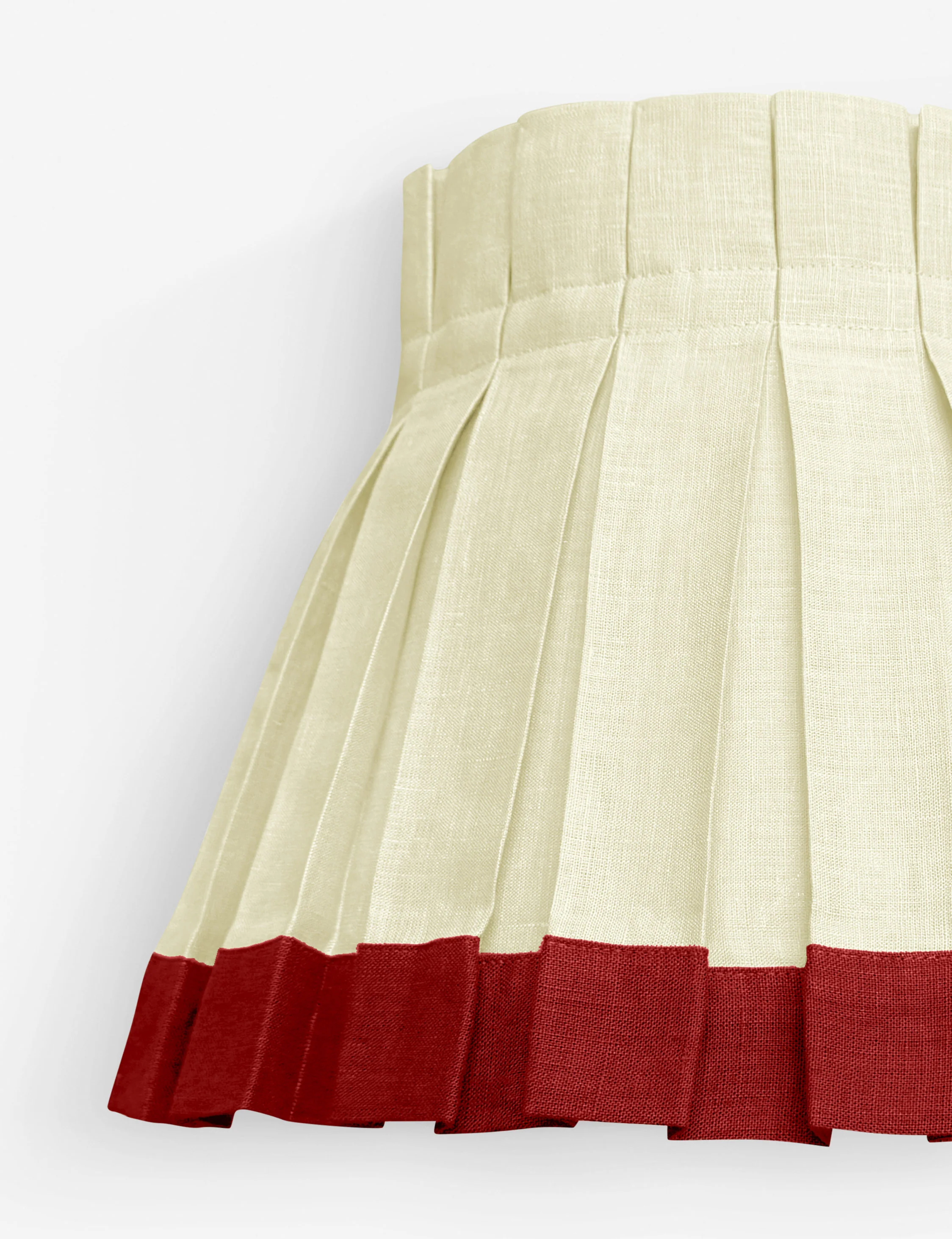 Color Block Classic Box Pleat Lampshade by Cielle Home