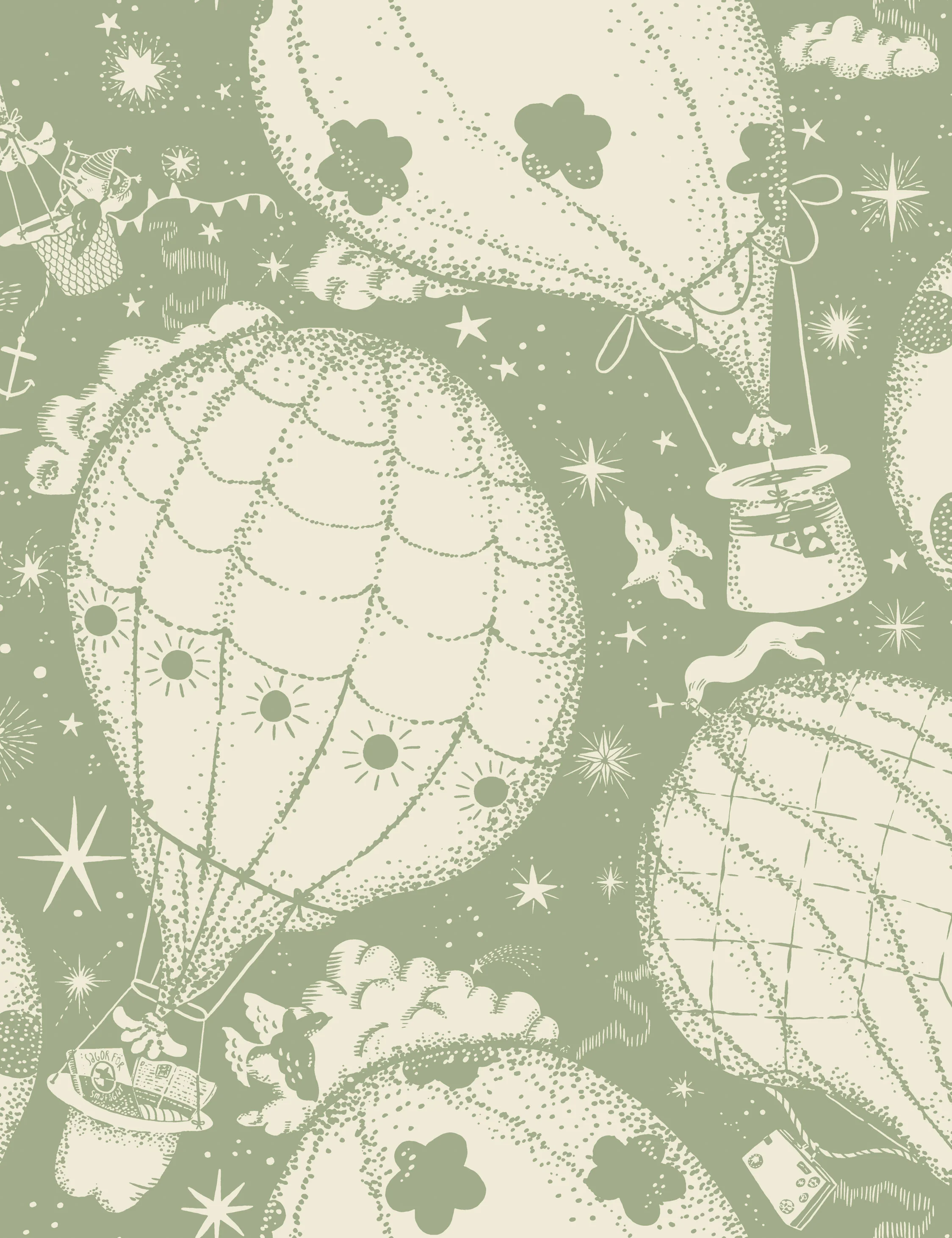 Ballongerna Wallpaper by Lina Schnaufer