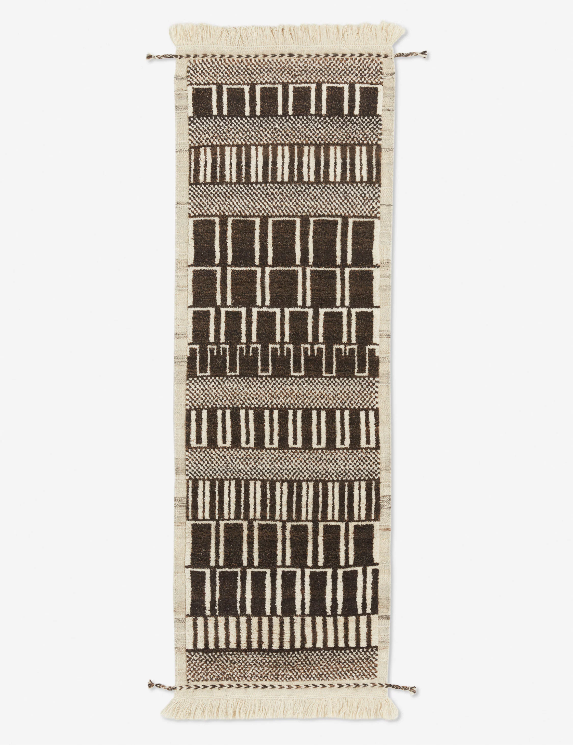 Allard Moroccan-Style Hand-Knotted Wool Rug