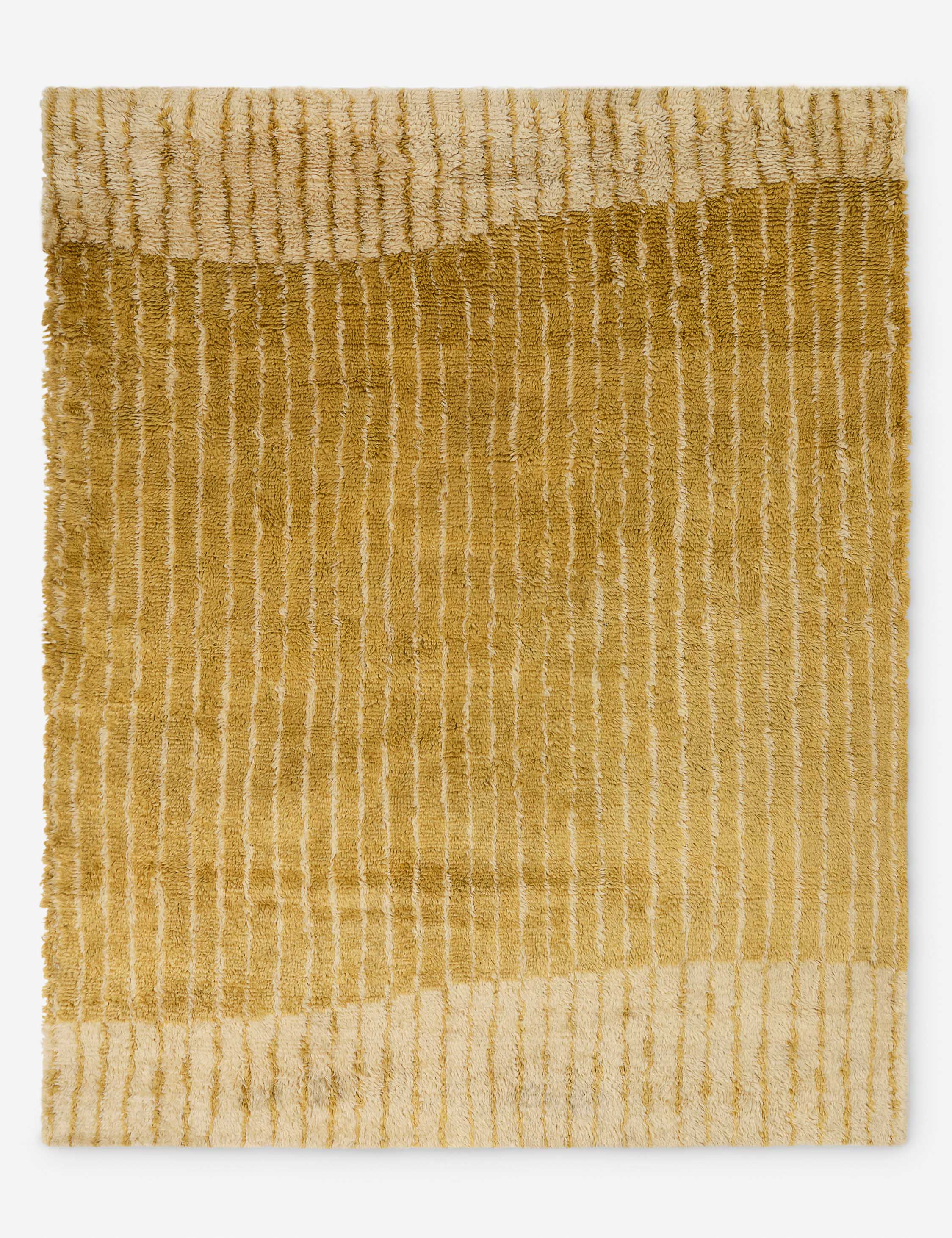 Bhari Hand-Knotted Wool Shag Rug