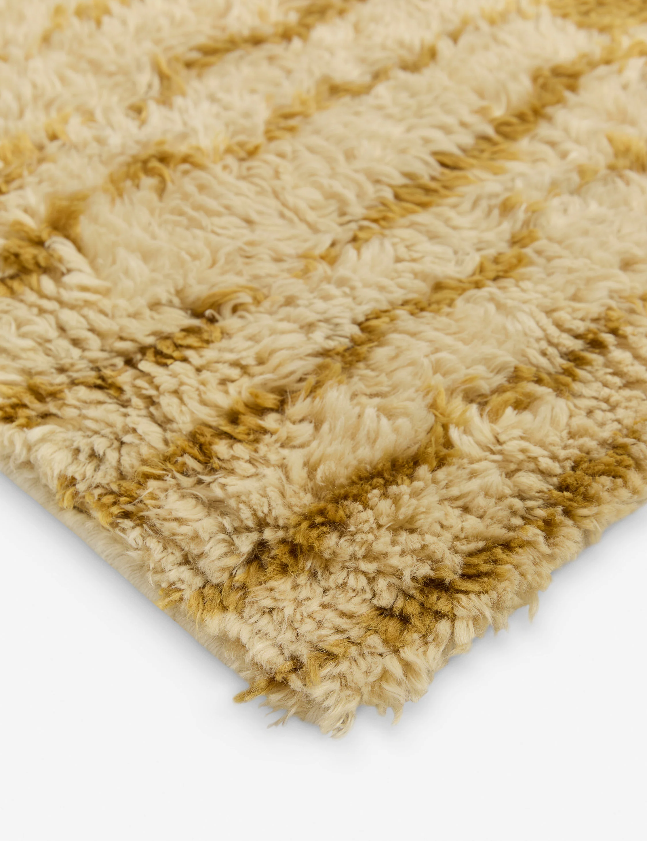 Bhari Hand-Knotted Wool Shag Rug 5 Bhari Hand-Knotted Wool Shag Rug