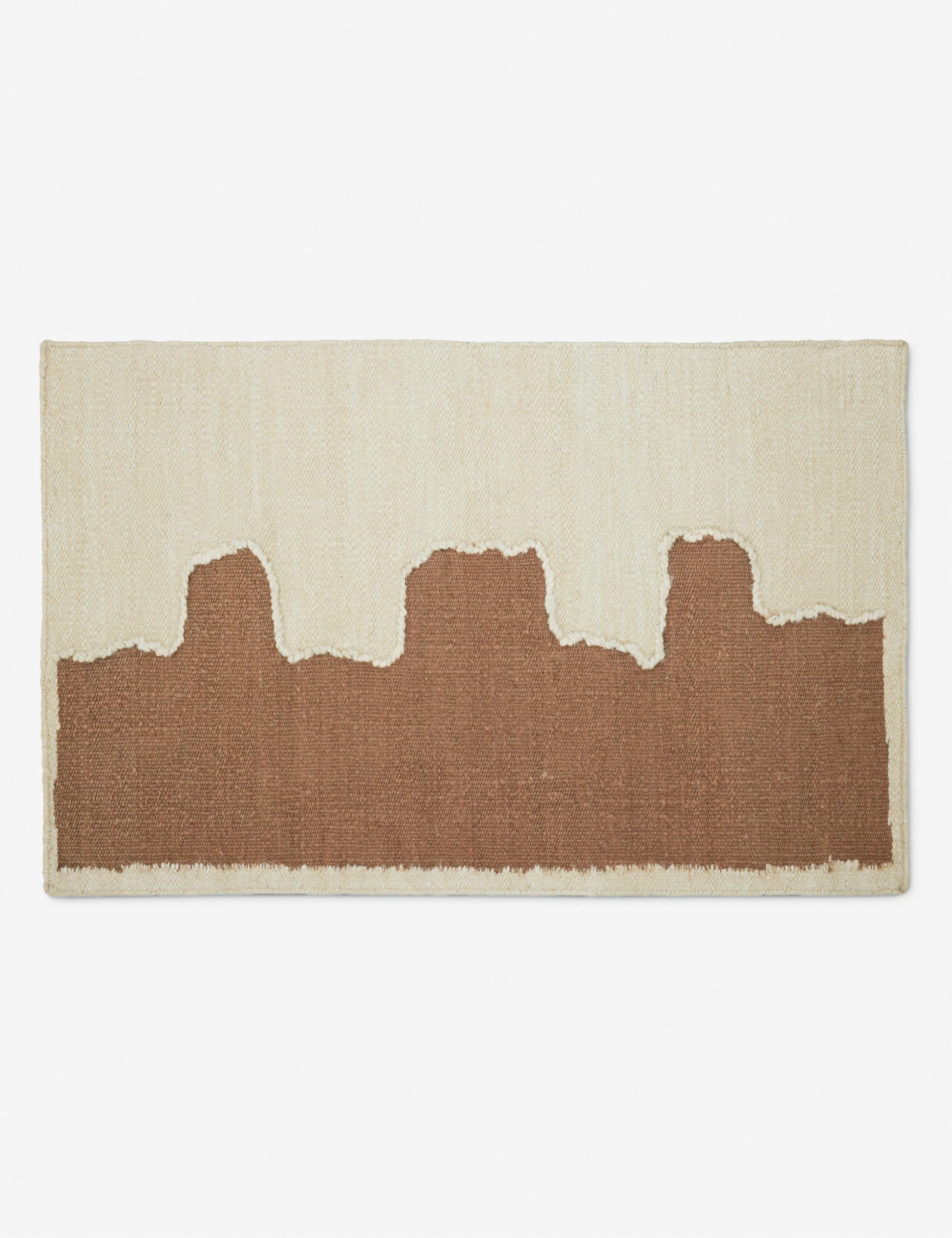 Butte Flatweave Linen Rug by Élan Byrd