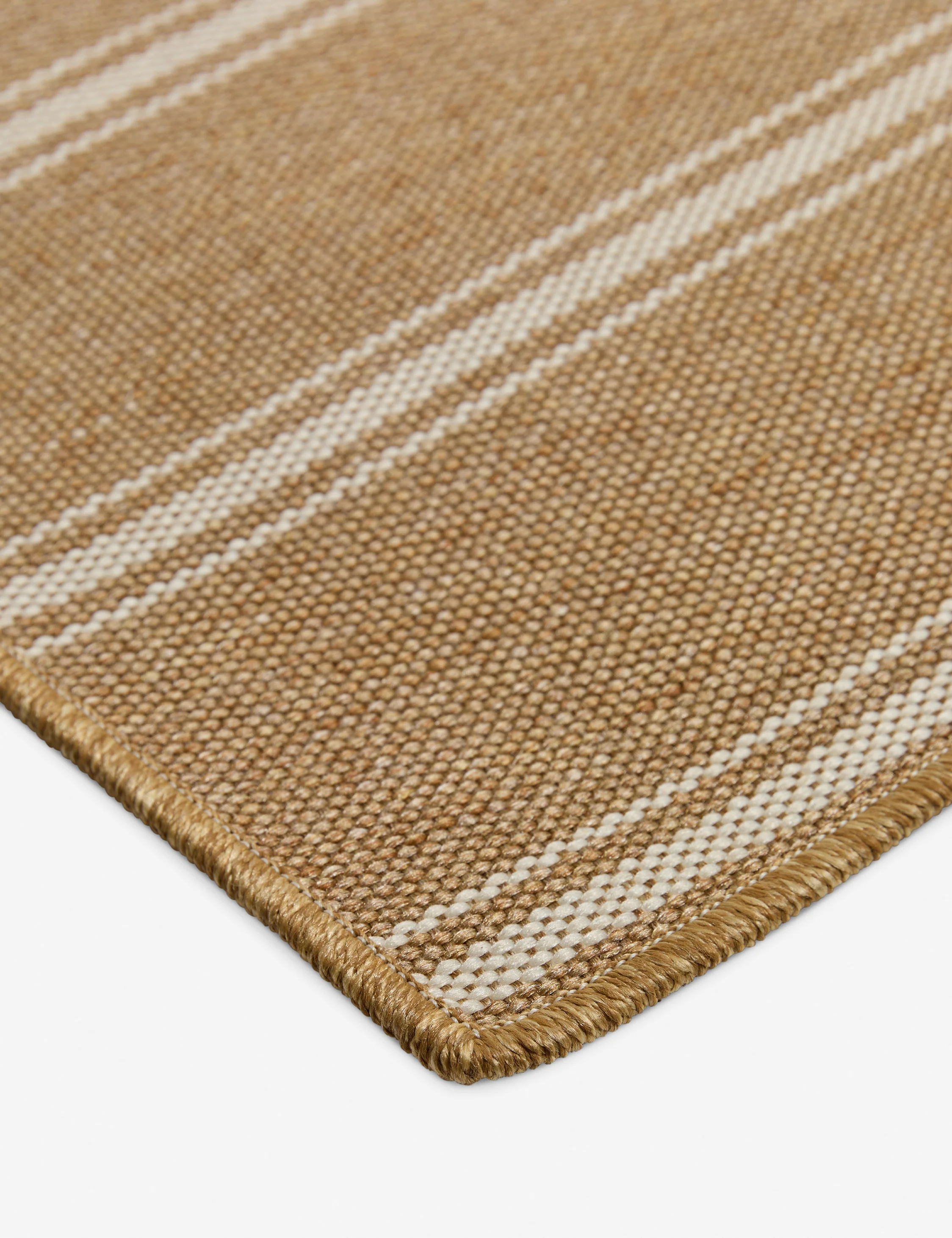 Custom Devri Hand-Loomed Indoor / Outdoor Rug, Rattan